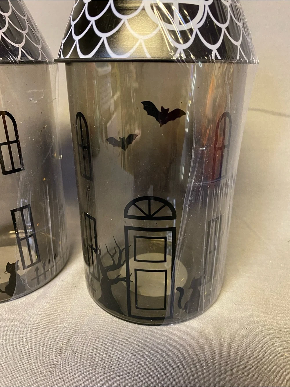 Target Black Haunted House containers from the 2024 Halloween collection